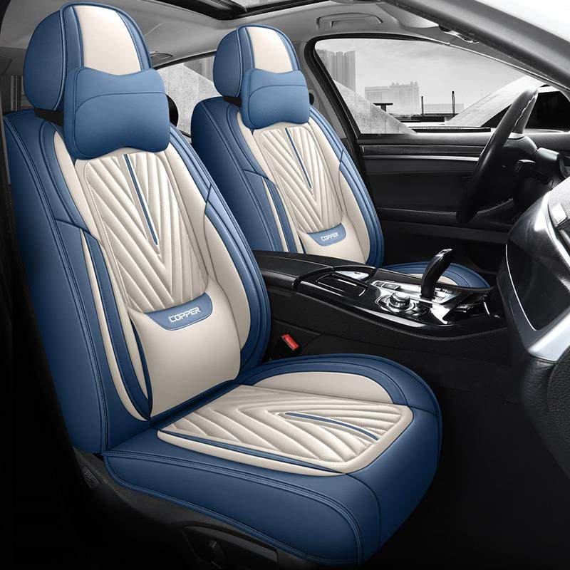 24款四季通用汽车坐垫全包围座套透气纳帕皮座椅套专用春夏车座垫