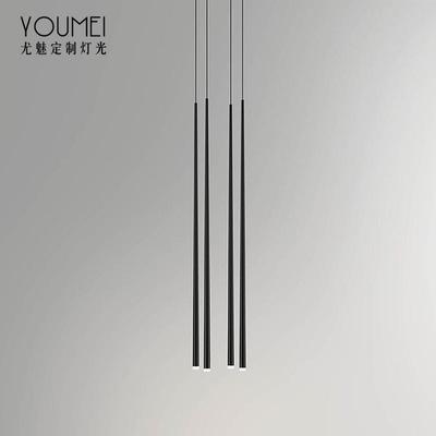 后现代线性简约吊灯餐厅吧台客厅个性创意线条设计师组合灯