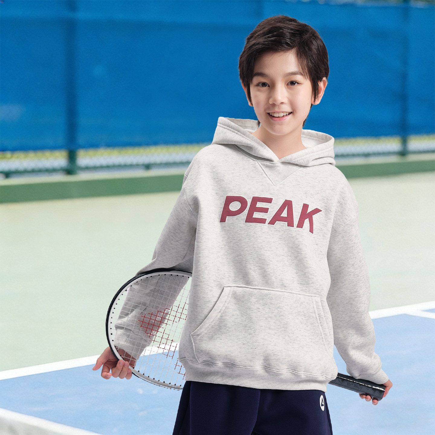 匹克潮酷男孩连帽卫衣