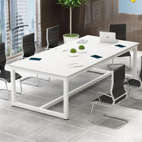 #会议桌简约现代l办公室桌椅组合长条桌简易商务洽谈桌子小型办公