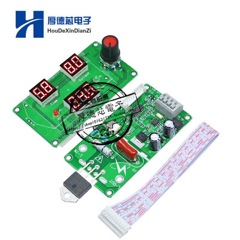 精密单脉冲编辑器点焊机控制模块40A/100A电流时间控制板数字显示