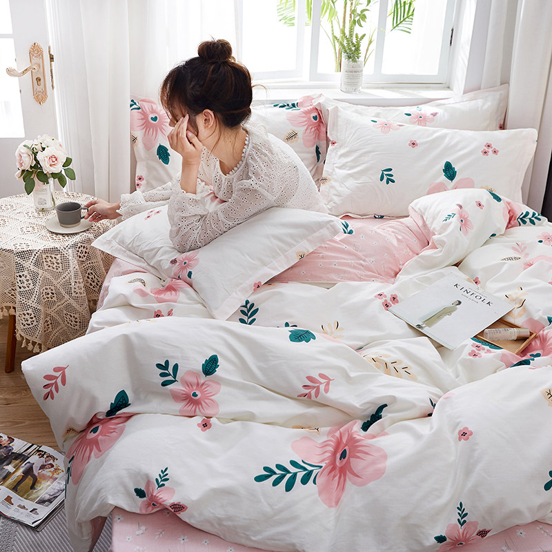 一米二五八乘两米二大床四件套纯棉1.35米儿童180x200被套230X230