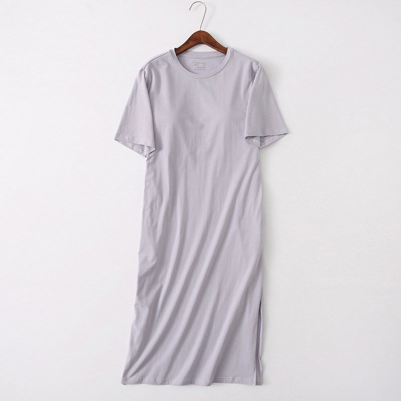 夏季薄款简约纯棉针织棉女士短袖睡裙睡衣全棉家居服家居裙带胸垫,女士内衣/男士内衣/家居服,睡衣/家居服套装,淘宝优惠券,粉丝福利购,淘宝优惠卷