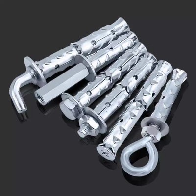 穿山刺膨胀螺丝大全空心砖泡沫砖专用膨胀螺栓挂钩吊环鱼鳞膨胀管