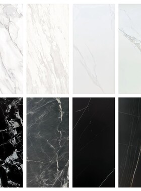 客厅柔光大理石防滑地砖6001200鱼肚白黑色瓷砖厨房卫生间墙砖