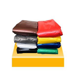 120升大号加厚4丝商物业用分类垃圾袋红黄蓝绿灰色平口厨余兴和兴