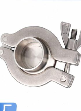 304不锈钢快装卡盘真空盲板套装快开卡箍式固定焊接接头KF16/KF25