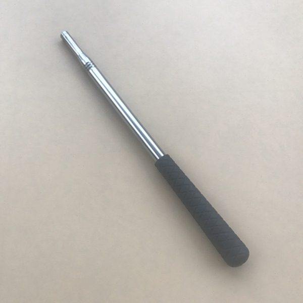 超短便携2节伸缩压花不锈钢杆子 旋转锁定8mm接口抄网竿 冰钓捞杆,户外/登山/野营/旅行用品,抄网杆,淘宝优惠券,粉丝福利购,淘宝优惠卷