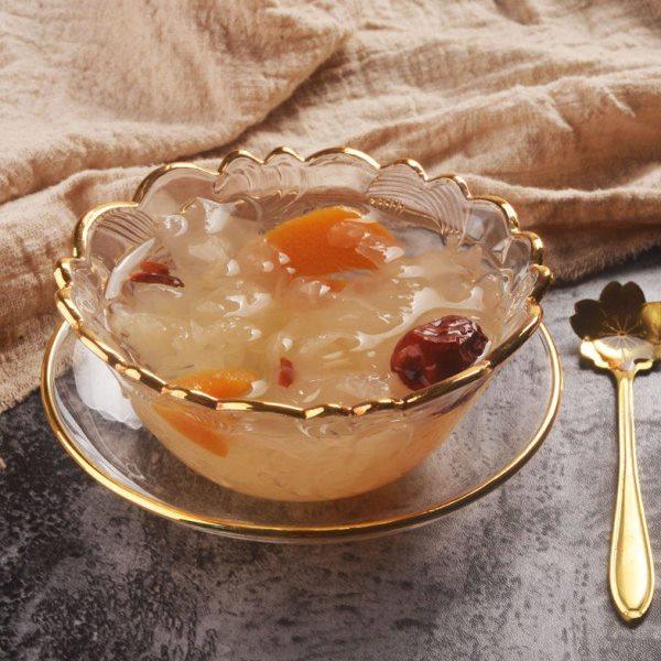 冰粉专用碗燕窝碗甜品碗盅欧式餐具高档水晶碗金边玻璃碗家用可爱,节庆用品/礼品,文化创意餐具,淘宝优惠券,粉丝福利购,淘宝优惠卷