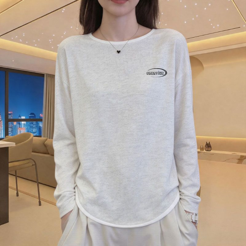 竹节棉长袖白色防晒衣罩衫女