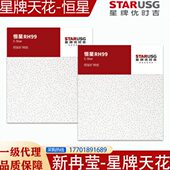 星牌恒星矿棉板 针孔型花纹天花板600×600办公室幼儿园吊顶专用