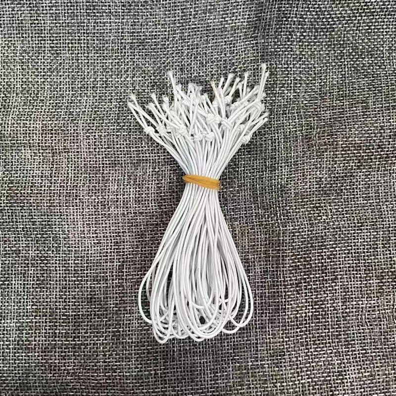 弹力绳麻绳棉线绳手工打结成品吊牌挂绳橡皮圆弹性线绳diy织带图片
