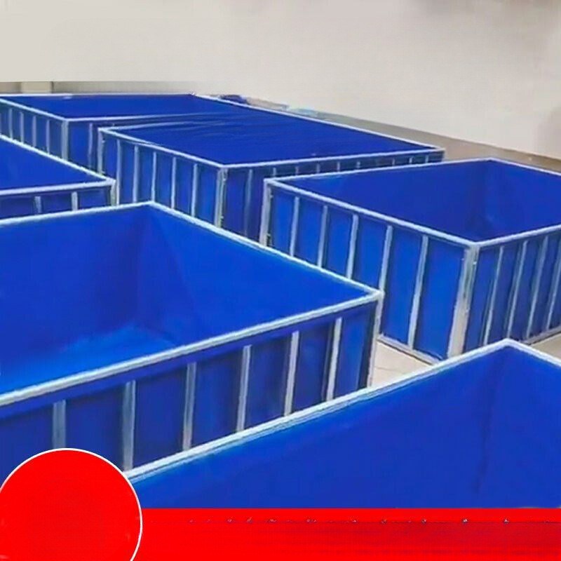 帆布鱼池防水g布养殖专用箱户外养殖水箱加厚篷布蓄水池刀刮布水