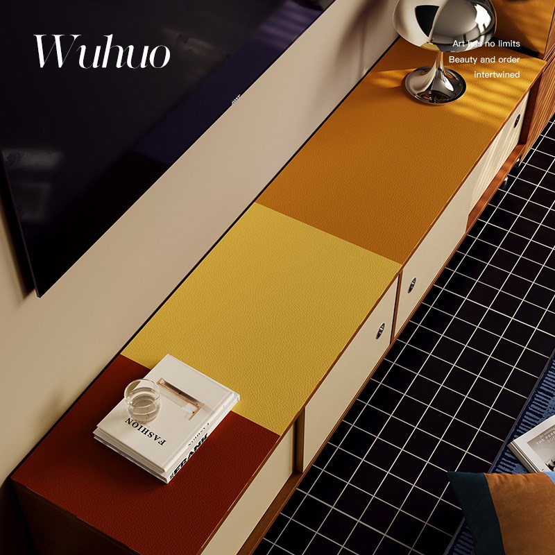 莱恩中古风e电视柜桌垫防水防油免洗餐边柜垫鞋柜桌面保护垫家用