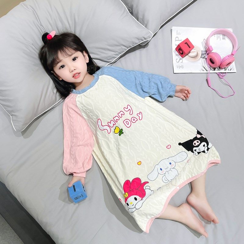 女童连体睡衣春秋季长袖防着凉儿童家居服秋冬女宝宝睡裙女孩,童装/婴儿装/亲子装,家居裙/睡裙,淘宝优惠券,粉丝福利购,淘宝优惠卷