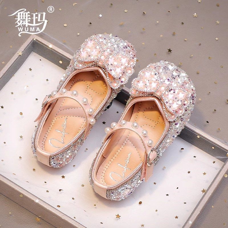 女童鞋水晶公主鞋2024春秋新款单鞋亮片软底宝宝水钻鞋演出小皮鞋,童鞋/婴儿鞋/亲子鞋,水晶/水钻鞋,淘宝优惠券,粉丝福利购,淘宝优惠卷