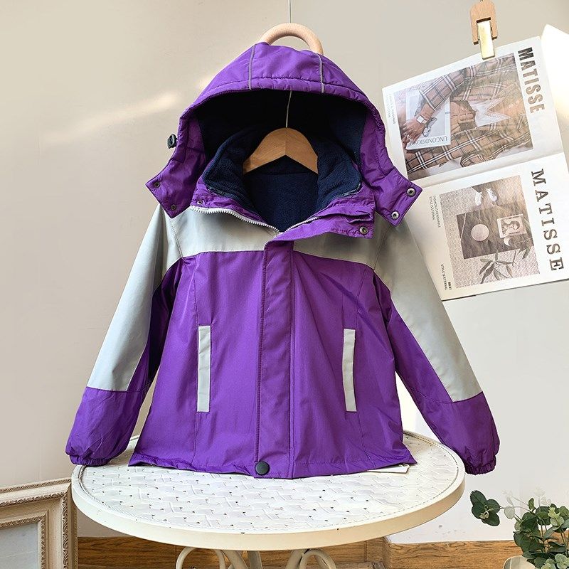 多穿~加绒内胆可拆卸~男女童装/中小童/户外加厚冲锋衣棉服外套冬,童装/婴儿装/亲子装,儿童冲锋衣,淘宝优惠券,粉丝福利购,淘宝优惠卷