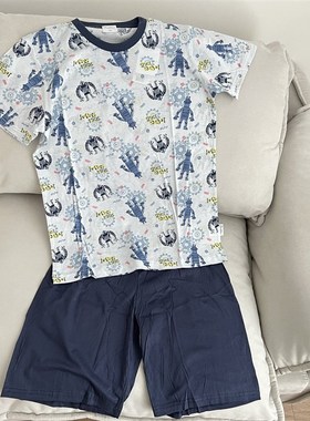 夏季 男童运动套装 全棉套装 韩版居家套装 童装110-160