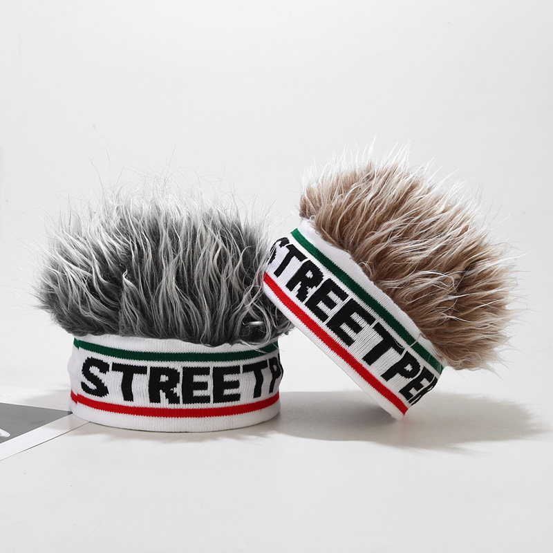儿童帽子秋冬季男童假发帽宝宝街舞帽帅气针织头套潮流个性套头帽,童装/婴儿装/亲子装,帽子,淘宝优惠券,粉丝福利购,淘宝优惠卷