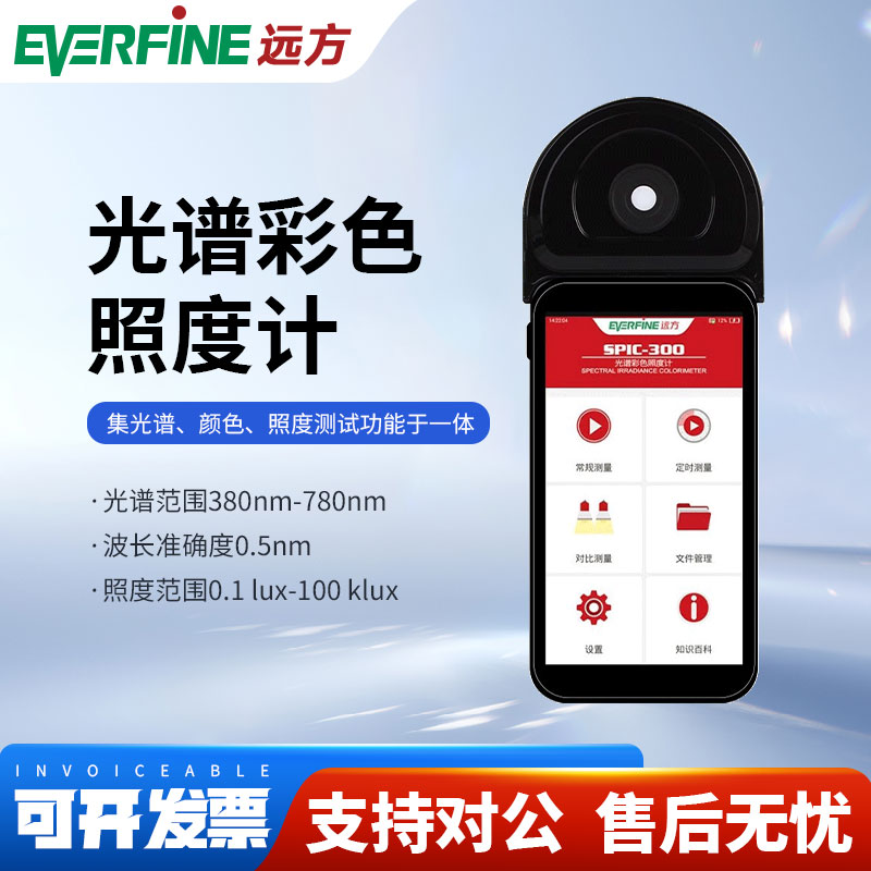 远方光谱彩色照度计SPIC-300AW/SPIC-300BW植物光照分析仪PLA-30