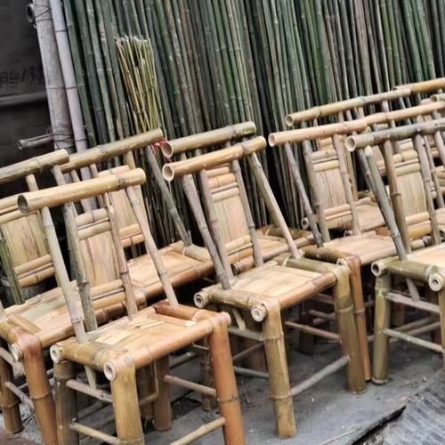 竹编竹制品凳子椅子桌子竹架可定制创意复古传统手工老式竹椅子