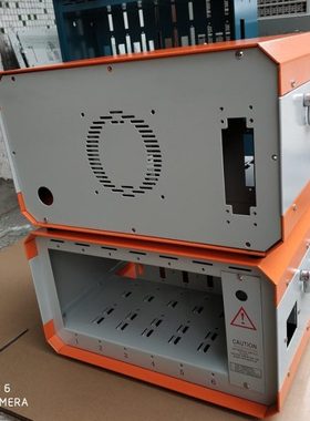 热流道温控箱体壳体/插卡式橙色柳道温度控制箱配电箱