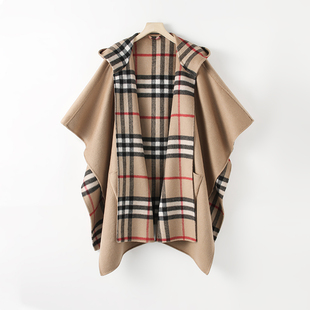 【粉红九周年专享】秋冬时尚单品毛呢披肩885267