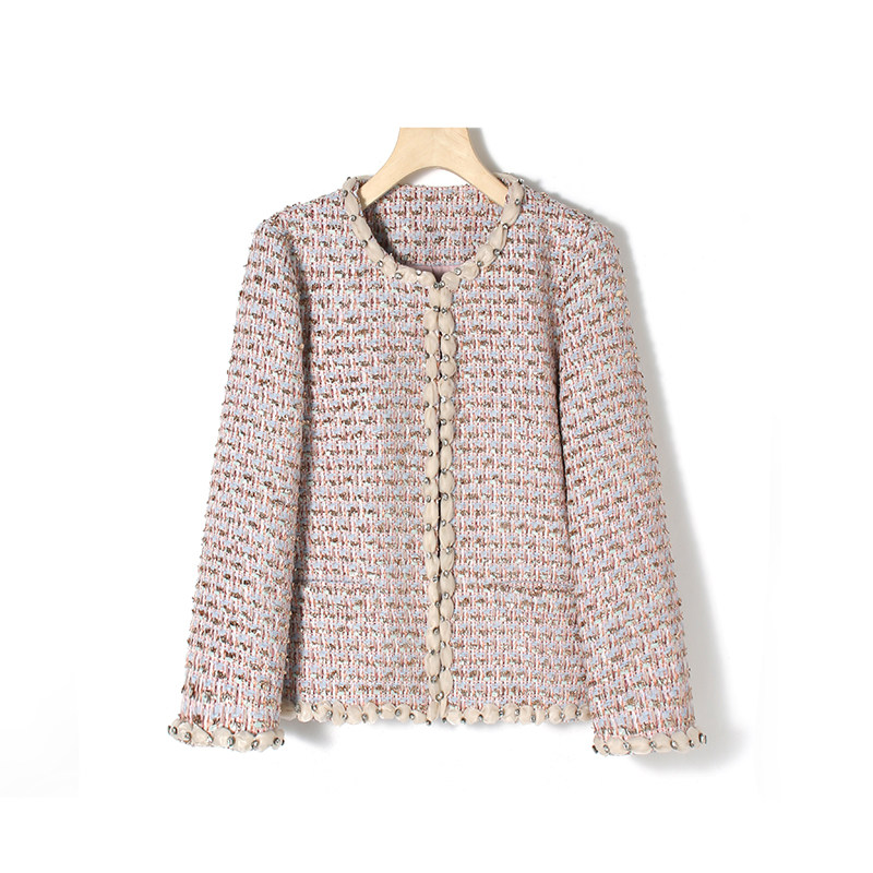 【甜甜粉丝专享】气质时尚百搭重工小香通勤短外套885229,女装/女士精品,短外套,淘宝优惠券,粉丝福利购,淘宝优惠卷