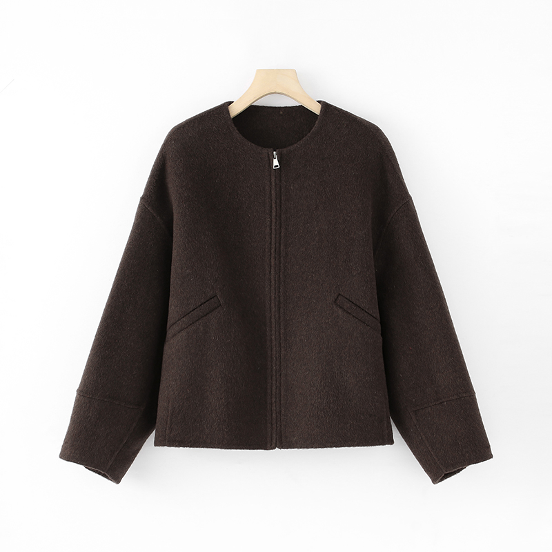 【甜甜粉丝专享】时尚百搭毛呢外套6012