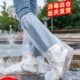 一次性雨鞋 套高筒下雨天防水防滑儿童脚套外穿加厚塑料耐磨防雨 鞋