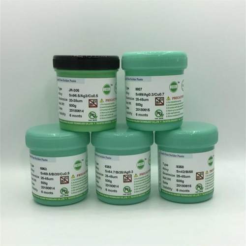 贴片锡膏JRHL305高温焊锡浆9037/中温6353锡浆6404低温9358焊锡膏
