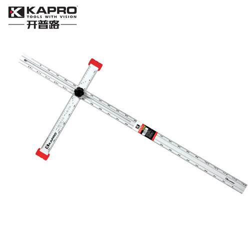 以色列KAPRO开普路角度尺多功能角尺量角器铝合金木工角度尺可调