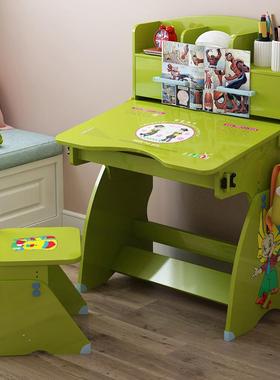 儿童学习桌书柜组合写字桌椅套装小学生书桌女孩男课桌椅家用升降