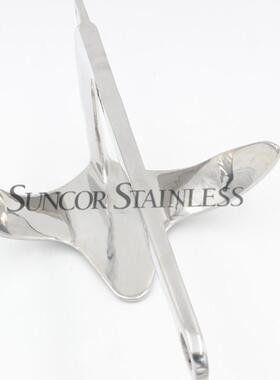 不锈钢布鲁斯锚高档游艇用镜面抛光防锈美观供应船锚