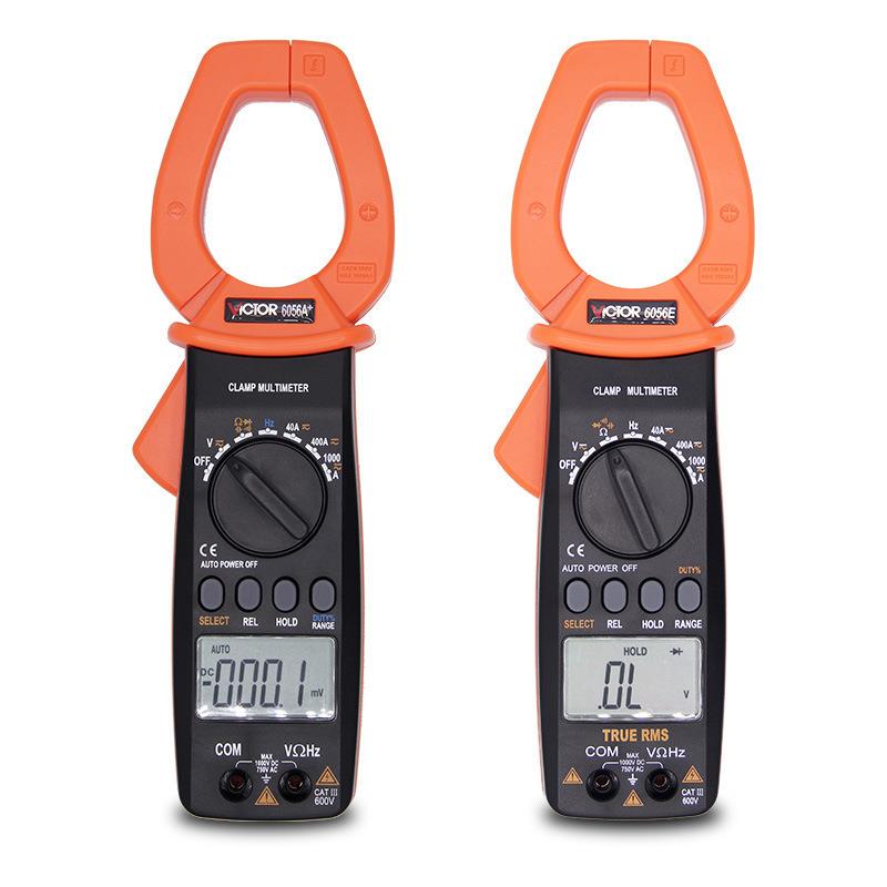 VC6056E数字钳形表钳形电流表交直流电流1000A钳形万用表X20