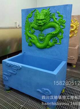 四川乐山供应成都树脂龙雕像，玻璃钢龙雕塑，仿真龙工艺品