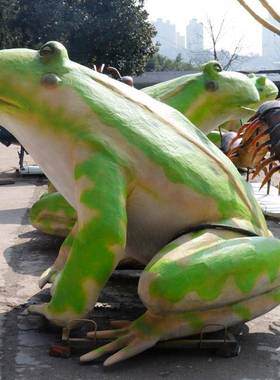 户外青蛙摆件仿真大型动物机械可动蝎子仿真昆虫来图可动可发声