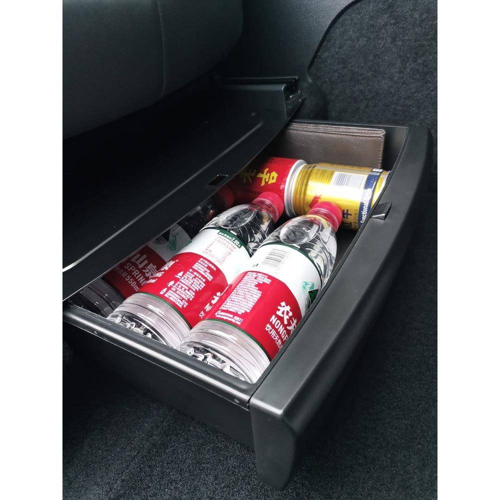 特-斯-拉ModelY主副驾驶座椅下抽屉隐藏式储物盒L升大容量
