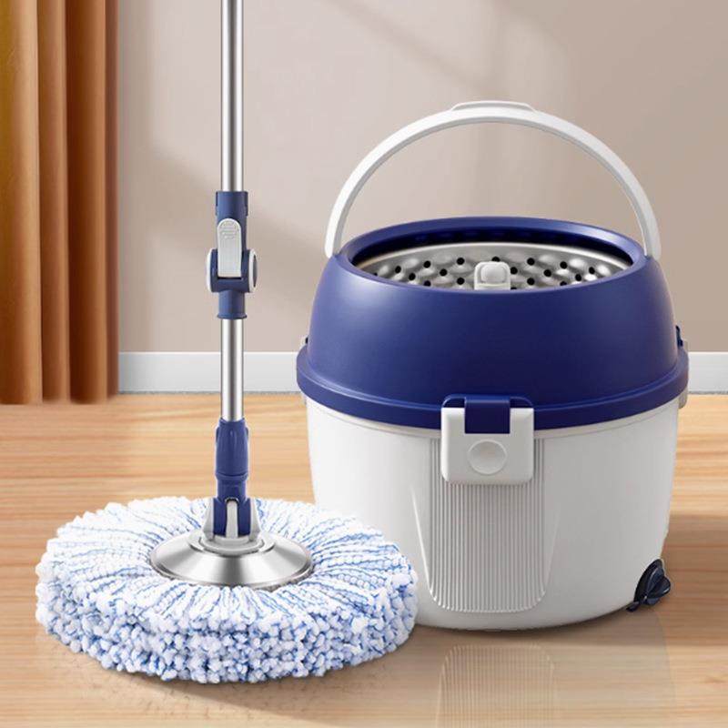 妙佳旋转拖把单桶2025新款家用拖布墩布桶好神托甩干一拖净