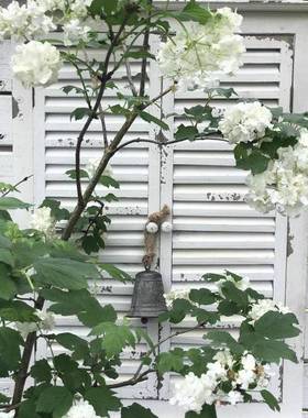 百叶窗拍照道具饰品实木假百叶窗户装饰壁挂花园挂饰杂货拍摄背景