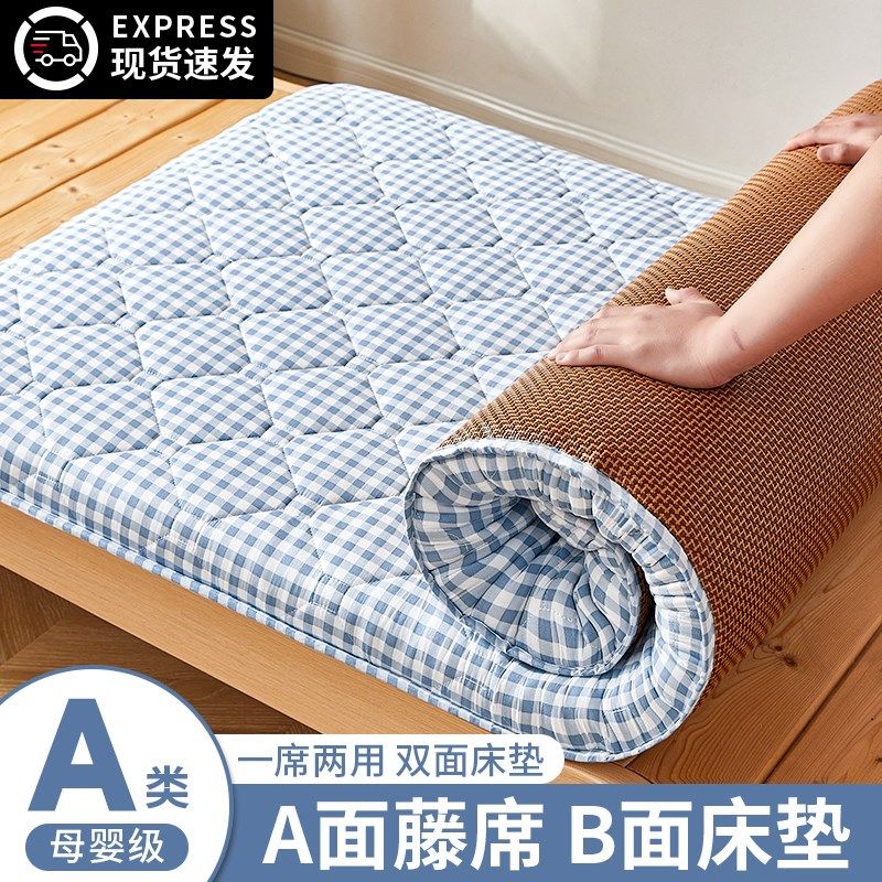 藤席床垫软垫家用卧室学生宿舍单人凉席垫子冬夏两用地垫打地铺褥,床上用品,床垫/床褥/床护垫/榻榻米床垫,淘宝优惠券,粉丝福利购,淘宝优惠卷