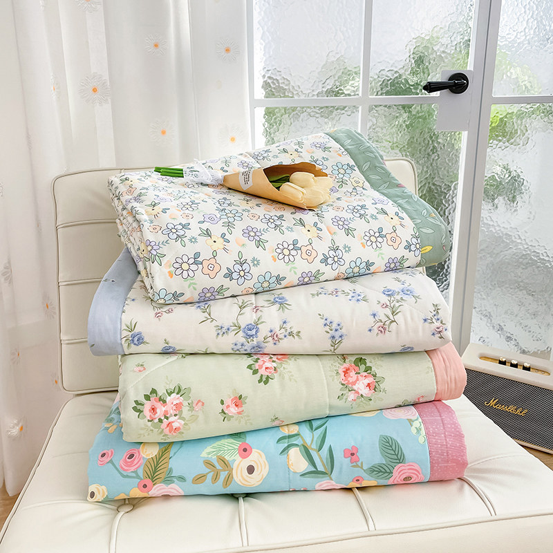 里外全棉新疆棉花夏凉被可水洗纯棉空调被夏季薄被子被芯午休被,床上用品,棉花被,淘宝优惠券,粉丝福利购,淘宝优惠卷