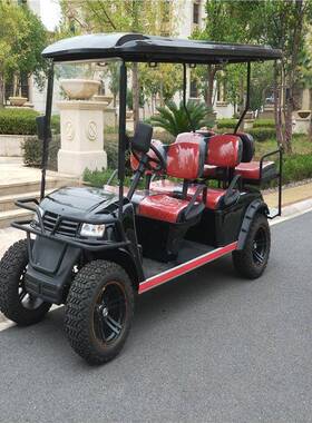 景区游览观光接送成人代步四轮6座越野汽动ClubCar先驱高尔夫球车