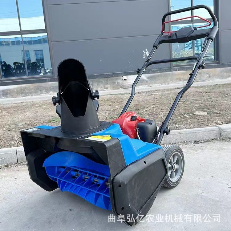 汽油小型抛雪机物业街道道路救援扫雪机家用鱼塘大棚手推除雪机