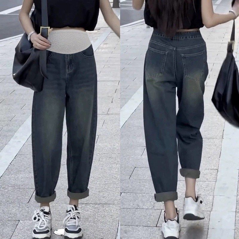 孕妇裤子春夏天外穿打底牛仔裤夏款2024新款大码小个子老爹裤夏季,孕妇装/孕产妇用品/营养,孕妇打底裤,淘宝优惠券,粉丝福利购,淘宝优惠卷