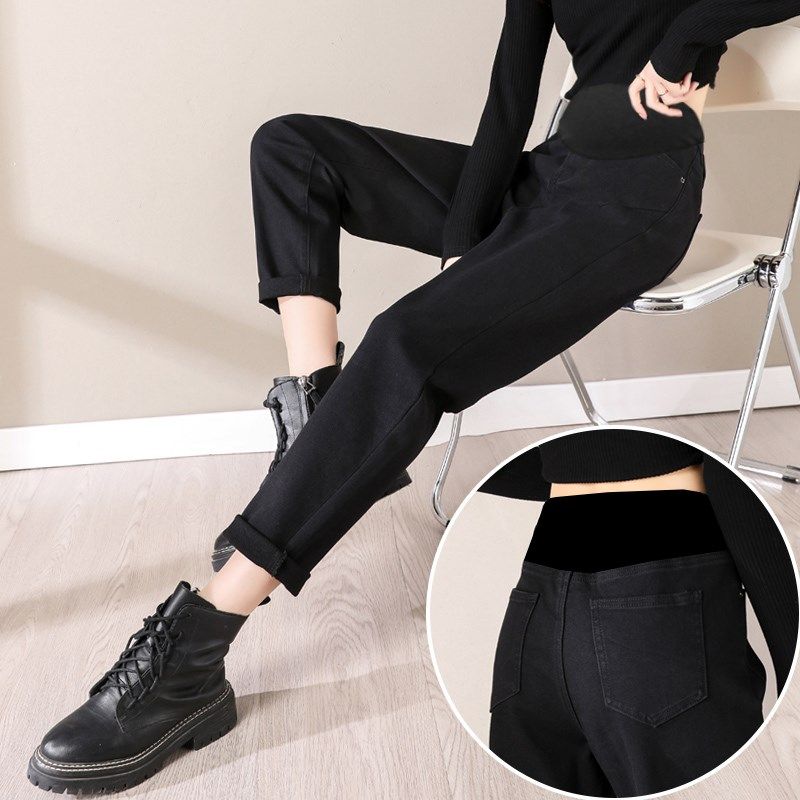 孕妇裤子春秋装外穿春季不勒肚子打底老爹裤秋冬季加绒加厚牛仔裤,孕妇装/孕产妇用品/营养,孕妇打底裤,淘宝优惠券,粉丝福利购,淘宝优惠卷