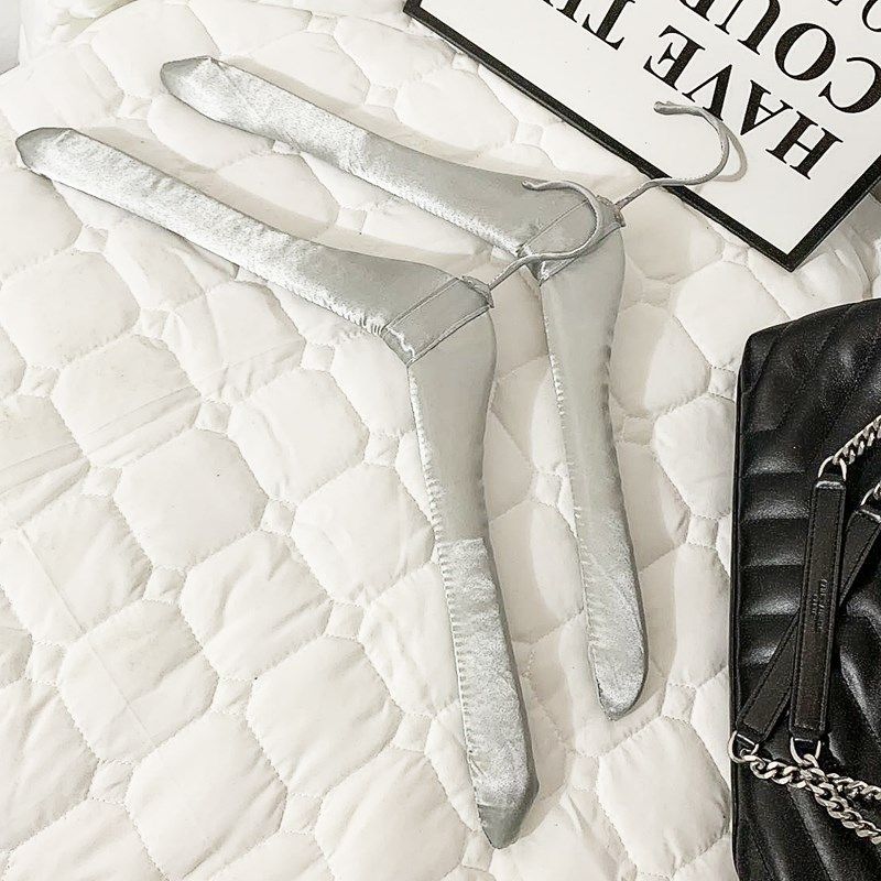 防滑无痕手工布艺实木衣架棉麻西装外套衣挂服装店男士衣撑带夹子,收纳整理,植绒衣架/布衣架,淘宝优惠券,粉丝福利购,淘宝优惠卷