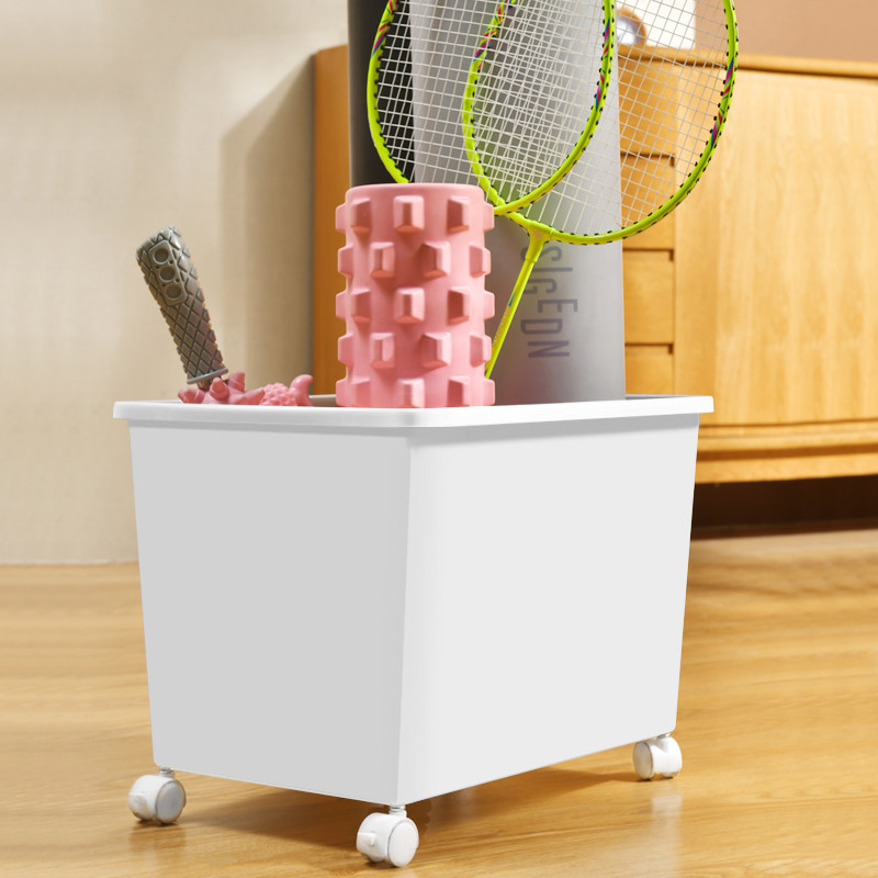 健身器材瑜伽垫收纳筐带轮运动用品置物架羽毛球球拍工具收纳篮,收纳整理,运动器材收纳用具,淘宝优惠券,粉丝福利购,淘宝优惠卷