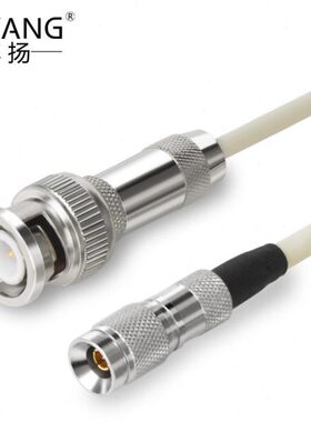 博扬 2M跳线BNC-CC4 2M兆E1接头成品跳线syv75-2-1同轴电缆DDF2米