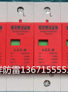 上海雷祥防雷1P/2P/3P/4P40KA保护器1P2P3P4P20KA4极20KA避雷器